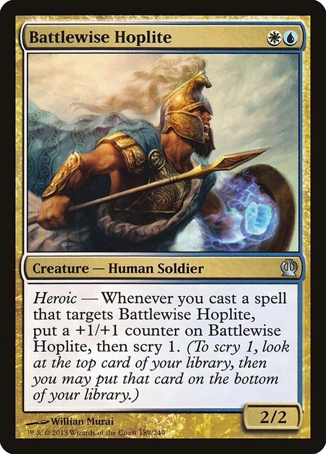 Battlewise Hoplite (189) Theros THS MTG Magic - Image 1 of 1