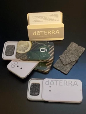 NEW! doTERRA Diffusers Deodorizing Sachet 4 Metal slide boxes NEW Factory Sealed - Image 1 of 4