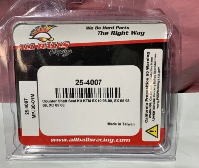 Kit de bucha e vedação de contraeixo All Balls 25-4007 KTM SX60 SX65 - Imagem 1 de 2