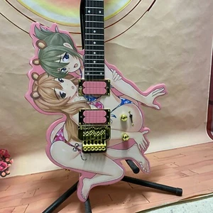 Pink electric guitar in stock special shaped Rosewood Fingerboard USA Warehouse - Picture 1 of 15