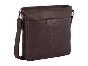 camel active Umhängetache Unisex-Tasche Leder Umhängetasche Ontario braun