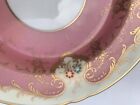 ROYAL WORCESTER ANTIQUE HAND PAINTED JEWELLED PINK Small Plate 19THC 1862-75