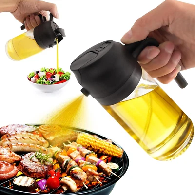 Oil Sprayer for Cooking, Kitchen Maiden 2 in 1 Spray and Pour Olive Oil Dispense - Image 1 of 4
