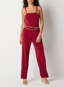 Bold Elements Chain Jumpsuit Damen Ärmellos Jumpsuit Rot Damen Gr. L Neu mit Etikett - Bild 1 von 3