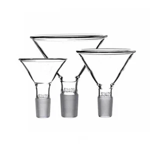 50mm-150mm Glass Funnel with Standard Joint Transparent Laboratory Glassware - Picture 1 of 10