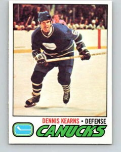 (HCW) 1977-78 O-Pee-Chee #175 Dennis Kearns  Vancouver Canucks V14162