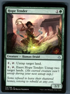 MTG 2017 Hope Tender Creature Human Druid Hour of Devastation #119 HOU Uncommon - Picture 1 of 1