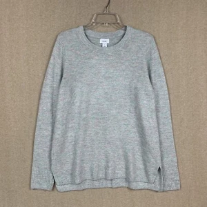 Old Navy Womens Sweater L Blue Pullover Crewneck Chunky Knit Relaxed Metallic - Picture 1 of 11