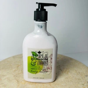 Bath & Body Works Apple Blossom Lavender Cream Body Lotion Shea Butter Large 8oz - Picture 1 of 4