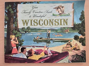 Guida Vacanze Vintage La Tua Famiglia Al Meraviglioso Wisconsin C - Foto 1 di 13