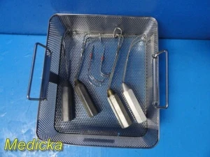 6X Pilling Cooley-Style Mitral Valve Retractors W/ Sterilization Tray ~ 37061 - Picture 1 of 22