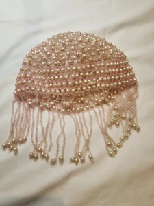 Beautiful Child's Beaded Flapper Headdress - Picture 1 of 5
