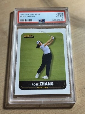 2023 SPORTS ILLUSTRATE SI FOR KIDS ROSE ZHANG ROOKIE PSA 4 RARE LOOKS NICER! - Image 1 of 2