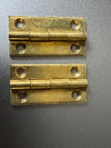 2x MASSIVE MESSING Türstoßscharniere 1" Harrison 1887/1 - Bild 1 von 2