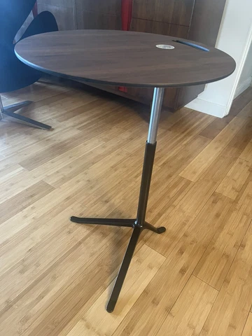 Mid Century Kasper Salto Fritz Hansen walnut Little Friend side Table Cover