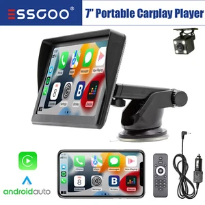 Tragbares 7" Autoradio Carplay Anroid Auto Touchscreen Bluetooth USB TF + Kamera - Bild 1 von 14