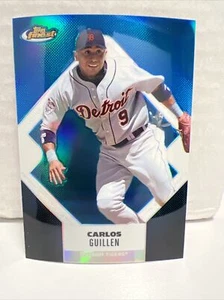 CARLOS GUILLEN Tigers 2006 Topps Finest BLUE REFRACTOR #72 SP Parallel #108/299 - Picture 1 of 3