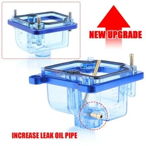 New Upgrade Transparent Carburetor Bottom Float Bowl For PWK 24 26 28 30 32 34 - Picture 1 of 12