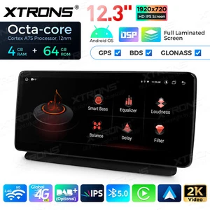 12.3" Android 14 8Core Car Play Stereo GPS Head Unit 2 UI For Benz CLS C218 W218 - Picture 1 of 14