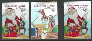 Christmas Island - 2023 Christmas - Complete Set of S/A Inc Embellished MNH - Picture 1 of 1
