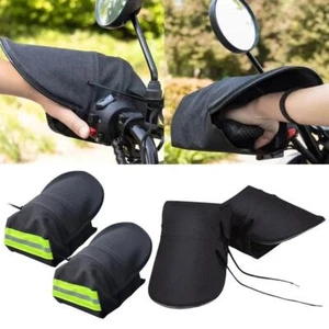 THERMAL MOTORCYCLE HANDLE BAR MUFFS MOTOR BIKE HAND P5A6 MITTS/GLOVES B0Y9 O7Z6 - Picture 1 of 9