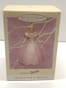 1996 springtime Easter Barbie ornament gorgeous pink ball gown vintage toy girl - Picture 1 of 7