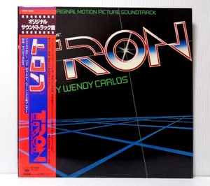 OST - TRON - WENDY CARLOS 1982 CBS/SONY 25AP 2384 JAPNA LP OBI VINYL - Picture 1 of 6