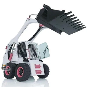 LESU 1/14 RC Hydraulic Flexible Loader Aoue LT5H Metal Skid-Steer Wheeled Truck - Picture 1 of 12