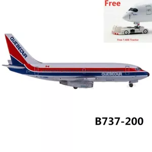(Raro) 1:400 Aeroclassics AC19227 Quebecair B737-200 C-GQBD + Tractor Gratis - Imagen 1 de 3