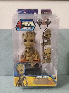 JUEGO DE REGALO GROOT Guardianes de la Galaxia Vol.2 Auriculares Escaladores Limitados NECA Nuevo - Imagen 1 de 4