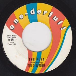 THE FIVE DU-TONES  "THE FLEA"/''PLEASE CHANGE YOUR MIND"- ONE-DERFUL (VG+) - Picture 1 of 2
