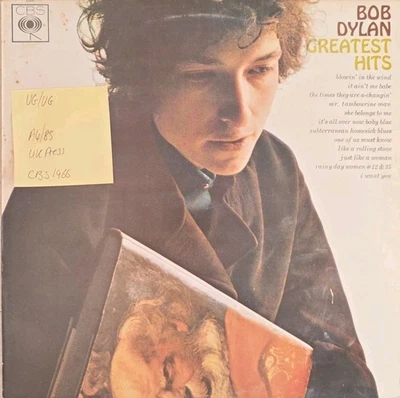 Bob Dylan Greatest Hits Vinyl Record VG/VG CBS 62847 1966 - Image 1 of 2