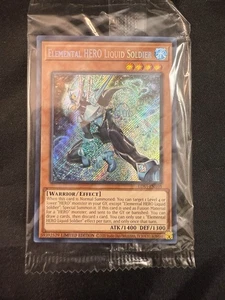 Elemental Hero Liquid Soldier Secret Raro LDS3-EN103 Sellado - Imagen 1 de 2