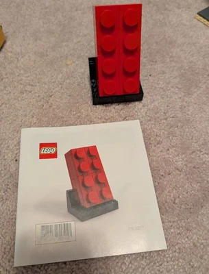 Lego VIP Buildable 2x4 Red Brick Set 6313287 Complete Set - Image 1 of 3