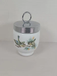 Vintage Royal Worcester Vogel Ei Coddler mit Metallringen 2,75 Zoll - Bild 1 von 5