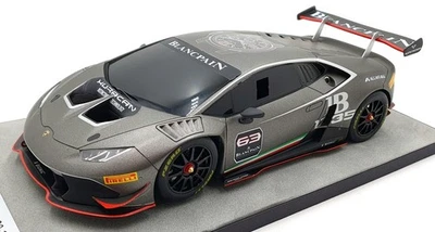 Look Smart 1/18 Scale LS18_02A - Lamborghini Huracan LP620-2 Super Trofeo - Grey - Image 1 of 4