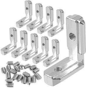 Conector de perfil de aluminio ángulo interior ángulo exterior para 2020 3030 4040 ranura 6 8 DE - Imagen 1 de 36
