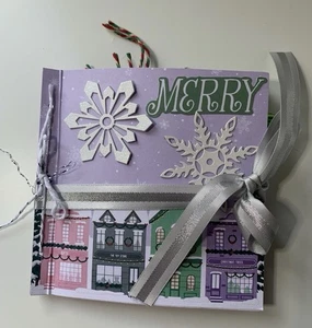 Christmas Junk Journal 6x6 ~ Merry Christmas Village - Bild 1 von 10