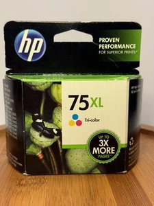 Never OpenHP 75XL Trójkolorowy cyjan/purpurpurowy/żółty wkład atramentowy - CB338WN wygasł - Zdjęcie 1 z 5