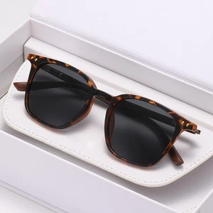 Black Tortoise Frame Polarized UV Sunglasses Retro Wood Outdoor Shades Eyewears - Picture 1 of 18