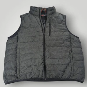 Duck Down Hawke & Co Dynamic Sports Fiber Packable Puffer Vest XL Dark Gray  - Picture 1 of 11