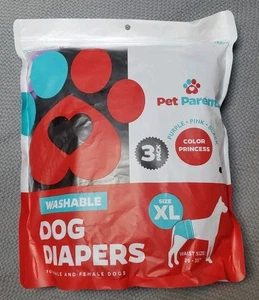 XL Hundewindel (3er Pack) waschbar Stoff Haustier Eltern - Bild 1 von 4
