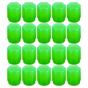 20Pcs Mini Luminous Tire Valve Caps Car Motorcycle Colorful Glowing Valve Cover - Picture 1 of 8