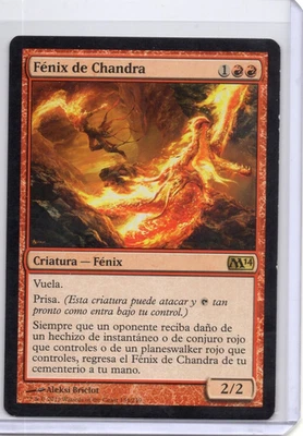 Chandra's Phoenix Spanish M14 Core Set 2014 MTG Rare LP - Image 1 of 2