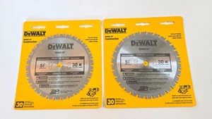 LOTTO DI 2 Dewalt, 5 3/8” Sottili Metallo/Legno, Lama per Seghetto, 30 Denti in Carburo, DW9052 NUOVI - Foto 1 di 2