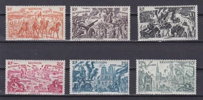 REUNION 1946, Sc #C26-C31, Chad to the Rhine, MH - Image 1 of 2