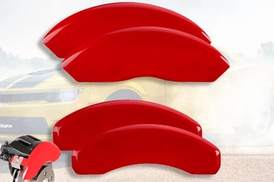 2008-2017 Audi S5 dianteiro + traseiro vermelho MGP tampas de pinça de disco de freio 345mm - Imagem 1 de 4