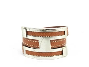 Hermes Puspus Armband Kamel Leder Metall Top 7,5 Zoll - Bild 1 von 10