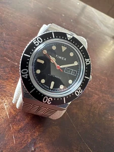 Timex Automatic M79 Watch - Black - Original Strap - 40mm - Picture 1 of 6