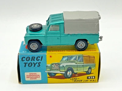 Corgi  No.438 Land Rover 109  with Canopy with original box and Free post - Image 1 of 4